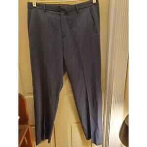 Calvin Klein Men's Size 34x30 Gray Chino Straight Mid Rise